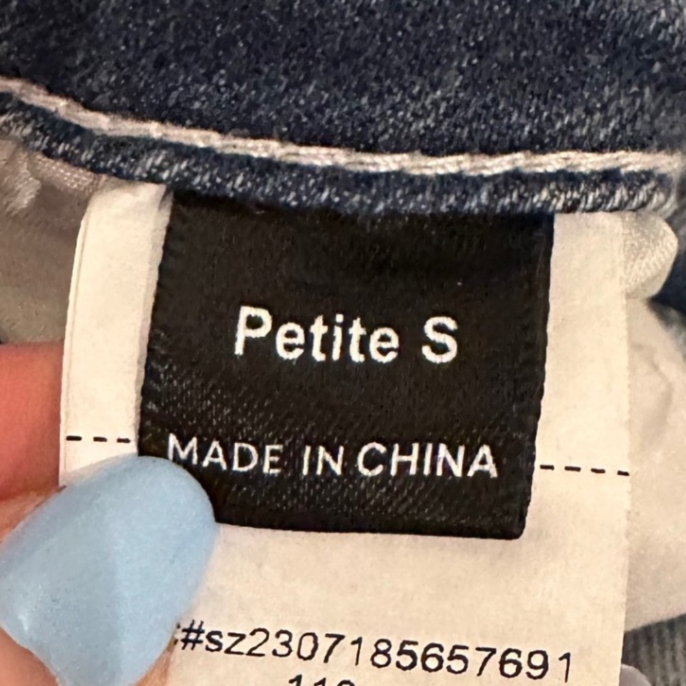 Petite Flare Jeans Y2K Light Wash Stretch Denim Mid Rise‎ Small - Picture 2 of 5